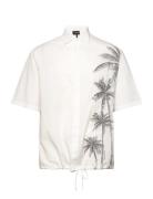 Shirt Designers Shirts Short-sleeved White Emporio Armani