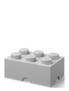 Lego Storage Brick 6 Home Kids Decor Storage Storage Boxes Grey LEGO S...