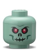Lego Storage Head  - Green Skeleton Home Kids Decor Storage Storage Bo...