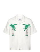 Nb Long Beach Shirt White Designers Shirts Short-sleeved White Nikben