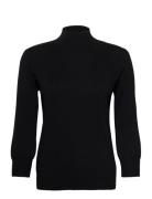 Mersin Roll Neck Knit Tops Knitwear Turtleneck Black Minus