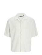 Jprbla Terry Ss Resort Shirt Tops Shirts Short-sleeved White Jack & J ...