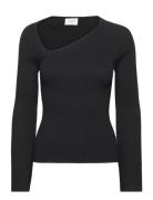 Sherry Ws Knit Top Tops Knitwear Jumpers Black NORR