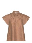 Sakarookh Blouse 14641 Tops Blouses Short-sleeved Beige Samsøe Samsøe