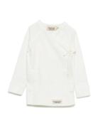 Tut Wrap Ls Tops T-shirts Long-sleeved T-Skjorte White MarMar Copenhag...