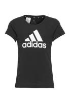 Adidas Essentials T-Shirt Tops T-Kortærmet Skjorte Black Adidas Sports...