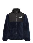 Sherpa Jacket Outerwear Fleece Outerwear Fleece Jackets Blue PUMA