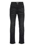 Trousers Denim Sture Lined Bla Bottoms Jeans Regular Jeans Black Linde...