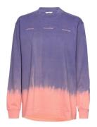 Luring Dye Ls Tops T-shirts & Tops Long-sleeved Multi/patterned HOLZWE...