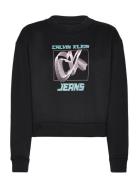 Hyper Real Ck Sweatshirt Tops Sweatshirts & Hoodies Sweatshirts Black ...