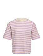 T-Shirt Tops T-Kortærmet Skjorte Purple Sofie Schnoor Young