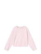 Nkfdasha Ls Short Loose Swe Unb Tops Sweatshirts & Hoodies Sweatshirts...