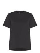 Pcria Ss Solid Tee Jrs Noos Bc Tops T-shirts & Tops Short-sleeved Blac...