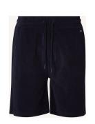 Hill Organic Cotton Terry Shorts Bottoms Shorts Casual Navy Lexington ...