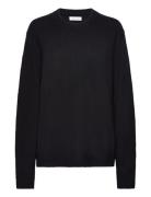 Isak Knit Sweater 15010 Designers Knitwear Round Necks Black Samsøe Sa...
