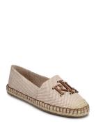 Crss Dye Cnv/Brnclf-Cameryn Logo-Es Espadrillos Flade Sandal Beige Lau...