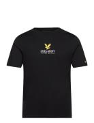 Eagle Logo T-Shirt Tops T-Kortærmet Skjorte Black Lyle & Scott