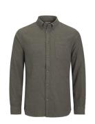 Jjeclassic Melange Shirt Ls Noos Tops Shirts Casual Green Jack & J S