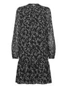 Dresses Light Woven Knælang Kjole Black Esprit Casual