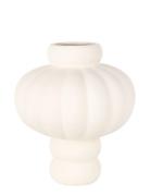 Ceramic Balloon Vase Home Decoration Vases White LOUISE ROE