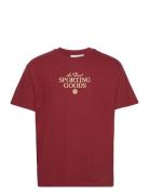 Sporting Goods T-Shirt 2.0 Tops T-Kortærmet Skjorte Red Les Deux