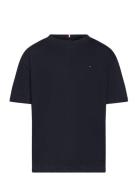Essential Tee Ss Tops T-Kortærmet Skjorte Navy Tommy Hilfiger
