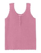 Nkffilisa Knit Strap Top Tops T-shirts Sleeveless Pink Name It