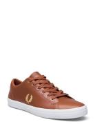 Baseline Leather Low-top Sneakers Brown Fred Perry