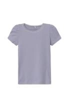 Nmfkab Ss Top Noos Tops T-Kortærmet Skjorte Purple Name It
