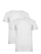 C-Neck T-Shirt 2-Pack Tops T-Kortærmet Skjorte White GANT