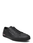 Corporate Vulc Leather Low-top Sneakers Black Tommy Hilfiger