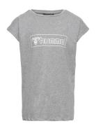 Hmlboxline T-Shirt S/S Sport T-Kortærmet Skjorte Grey Hummel