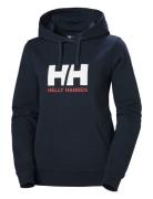 W Hh Logo Hoodie 2.0 Sport Sweatshirts & Hoodies Hoodies Navy Helly Ha...