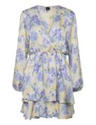 Mini Drawstring Dress Kort Kjole Multi/patterned Gina Tricot