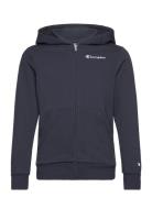 Hooded Full Zip Sweatshirt Sport Sweatshirts & Hoodies Hoodies Navy Ch...