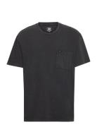 Relaxed Pocket Tee Tops T-Kortærmet Skjorte Black Lee Jeans