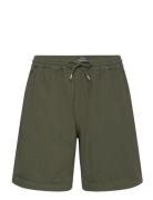 Dyed Canvas Beach Shorts Bottoms Shorts Casual Green Mads Nørgaard