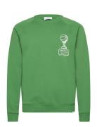 Tournament Sweatshirt Tops Sweatshirts & Hoodies Sweatshirts Green Les...