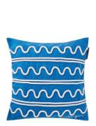 Rope Wave Recycled Cotton Canvas Pillow Cover Home Textiles Cushions &...