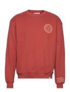 Donovan Sweatshirt Tops Sweatshirts & Hoodies Sweatshirts Red Les Deux