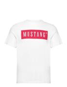 Style Austin Tops T-Kortærmet Skjorte White MUSTANG