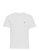 Cotton Jersey Crewneck Tee Tops T-Kortærmet Skjorte White Ralph Lauren...