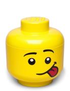Lego Storage Head  Home Kids Decor Storage Storage Boxes Yellow LEGO S...