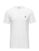 Custom Slim Fit Jersey Crewneck T-Shirt Tops T-Kortærmet Skjorte White...