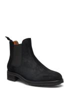 Bryson Waxed Suede Chelsea Boot Støvlet Chelsea Boot Black Polo Ralph ...