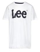Wobbly Graphic T-Shirt Tops T-Kortærmet Skjorte White Lee Jeans