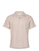 Nitus Designers Shirts Short-sleeved Beige Reiss