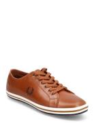 Kingston Leather Low-top Sneakers Brown Fred Perry