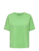 Onlonly S/S Tee Jrs Noos Tops T-shirts & Tops Short-sleeved Green ONLY