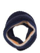 Ola Snood Accessories Scarves Winter Scarves Navy Becksöndergaard